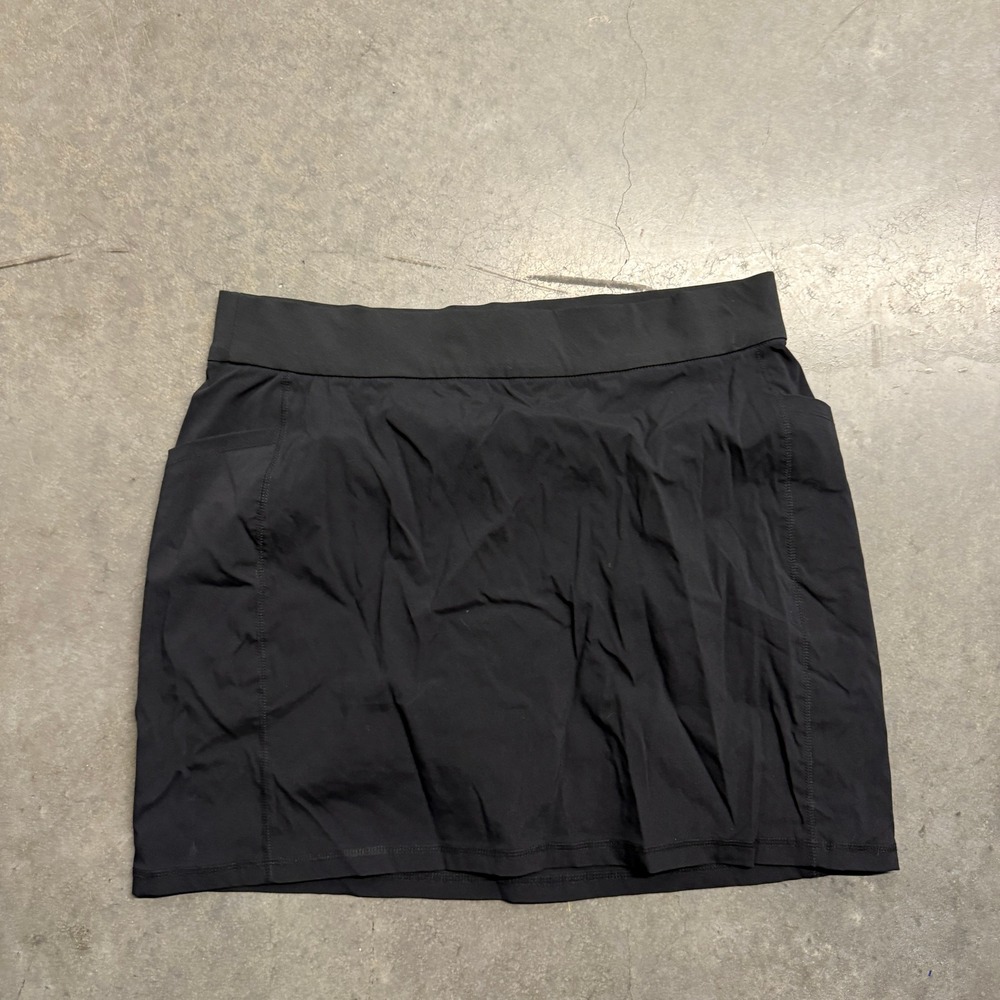 Columbia Womens Black Active Performance Skort Size XL Hiking Golf Outdoor